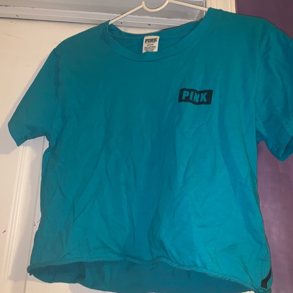 Victoria secret pink cropped tee - Picture 1 of 2